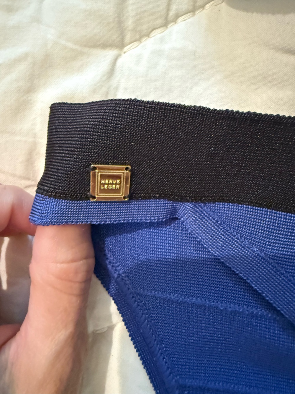 Herve Leger Eve One Shoulder Bandage Bikini - Picture 2 of 4